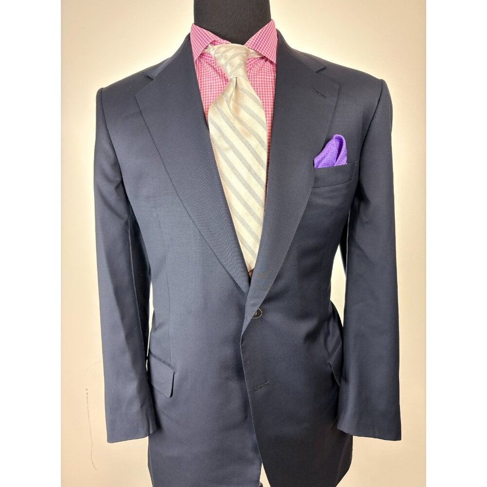 Brioni 2-Button NAVY Blazer Sport Jacket 44 L / R e54 ***Brioni "B" Buttons***